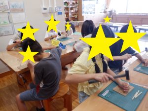 ビー玉工作